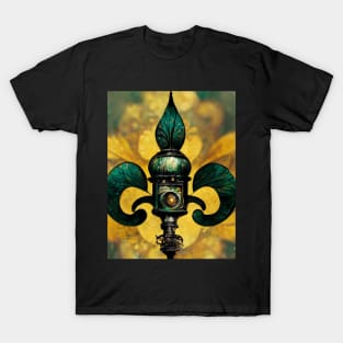 Green Fleur De Lis T-Shirt